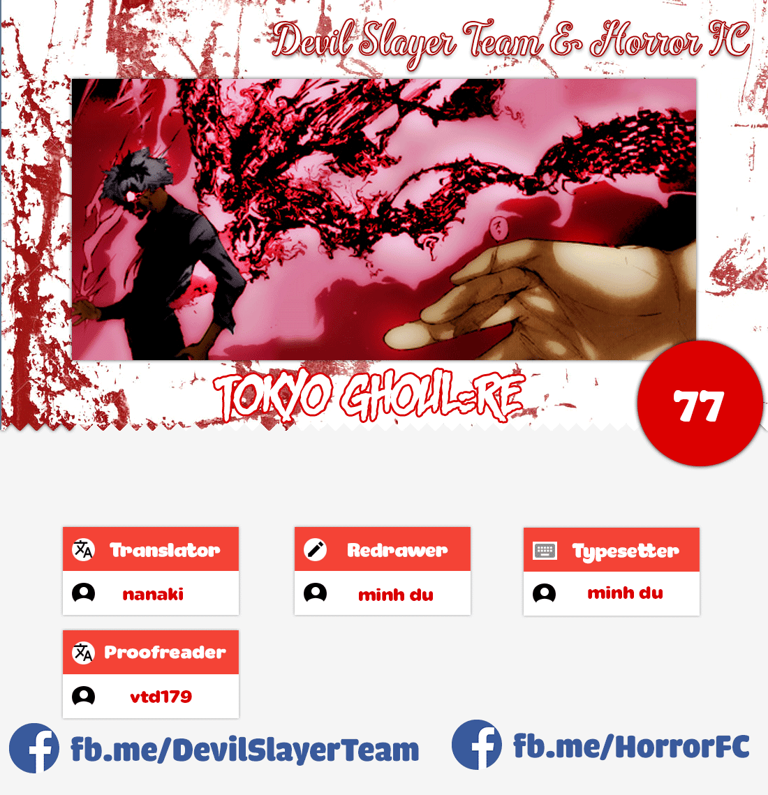 Tokyo Ghoul:re Chapter 77 - Next Chapter 78