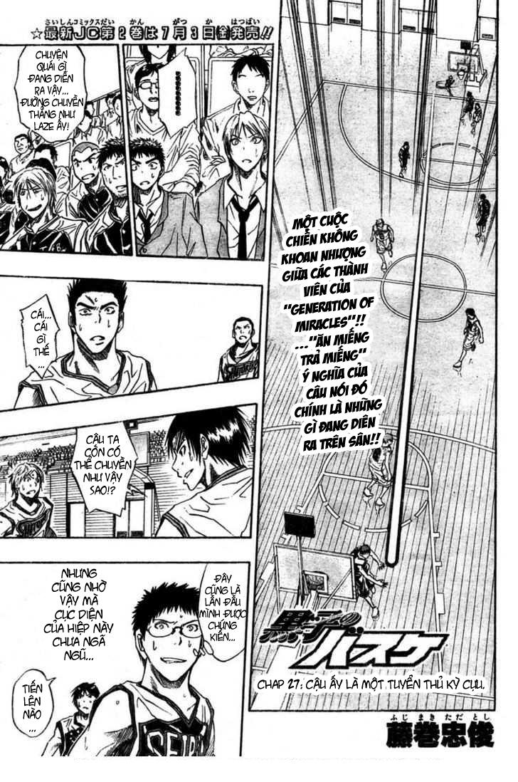 Kuroko No Basuke Chapter 27 - Trang 2