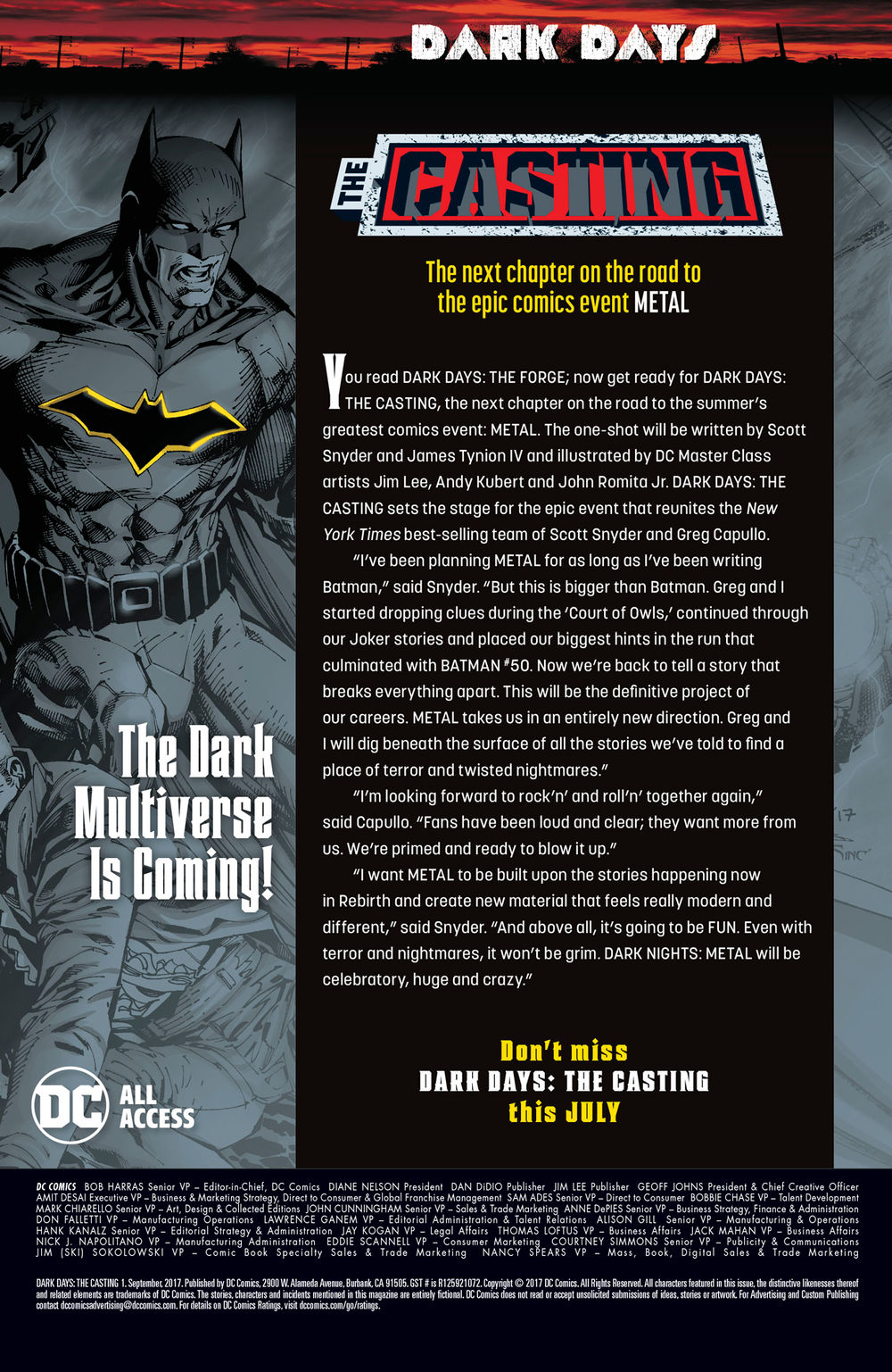 Dark Nights: Metal Chapter 2 - Next Chapter 3