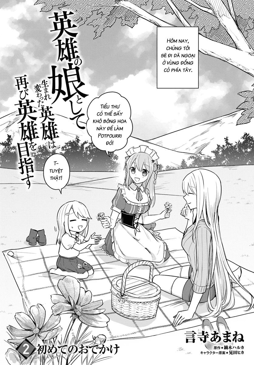 Eiyuu No Musume To Shite Umarekawatta Eiyuu Wa Futatabi Eiyuu O Mezasu Chapter 2 - Trang 2