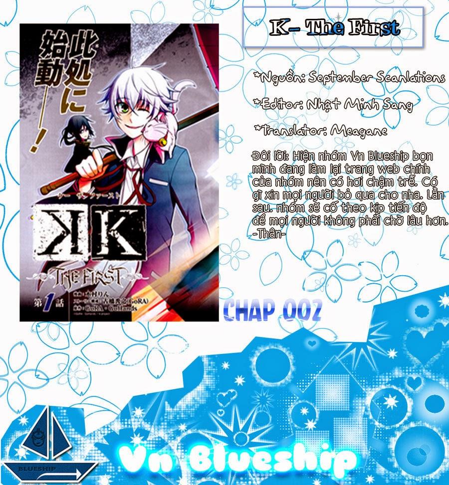 K - The First Chapter 2 - Trang 3