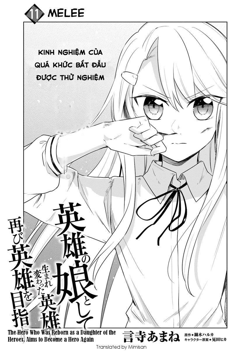 Eiyuu No Musume To Shite Umarekawatta Eiyuu Wa Futatabi Eiyuu O Mezasu Chapter 11.1 - Trang 2