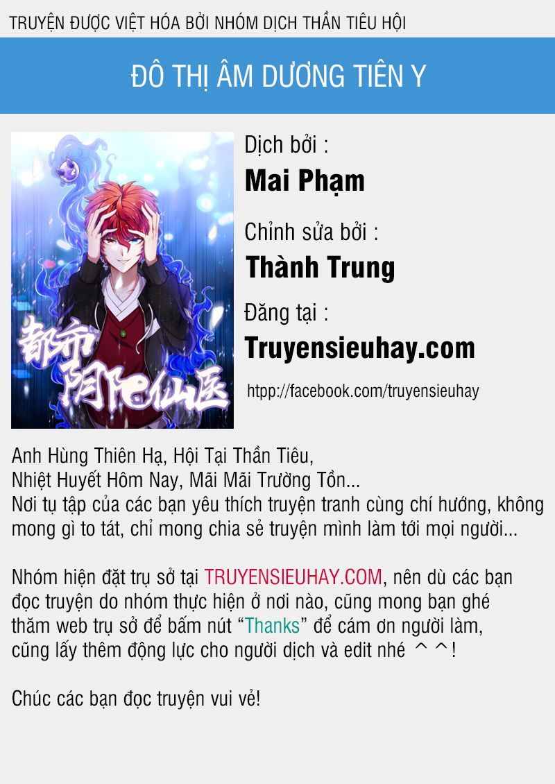 Đô Thị Âm Dương Tiên Y Chapter 22 - Next Chapter 23