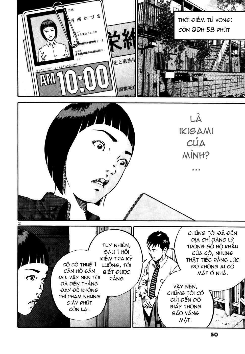 Ikigami Chapter 8 - Trang 2