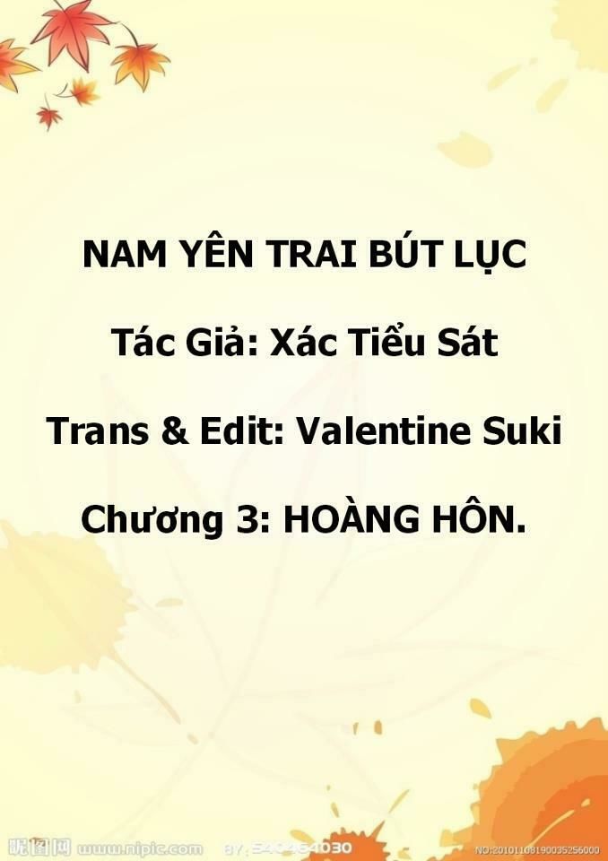 Nam Yên Trai Bút Lục Chapter 3 - Trang 3