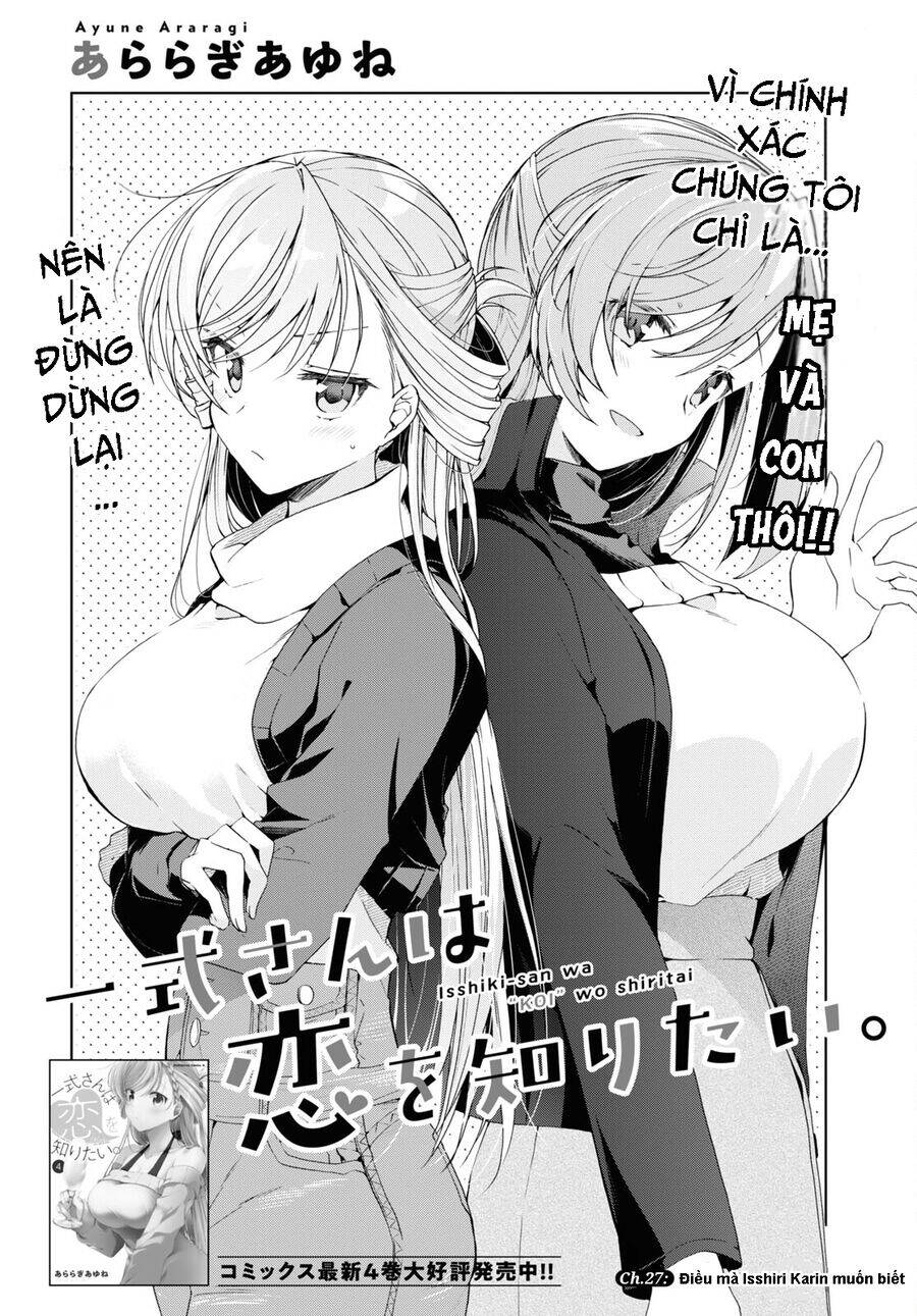 Isshiki-san muốn biết yêu là gì Chapter 27.1 - Next Chapter 27.2