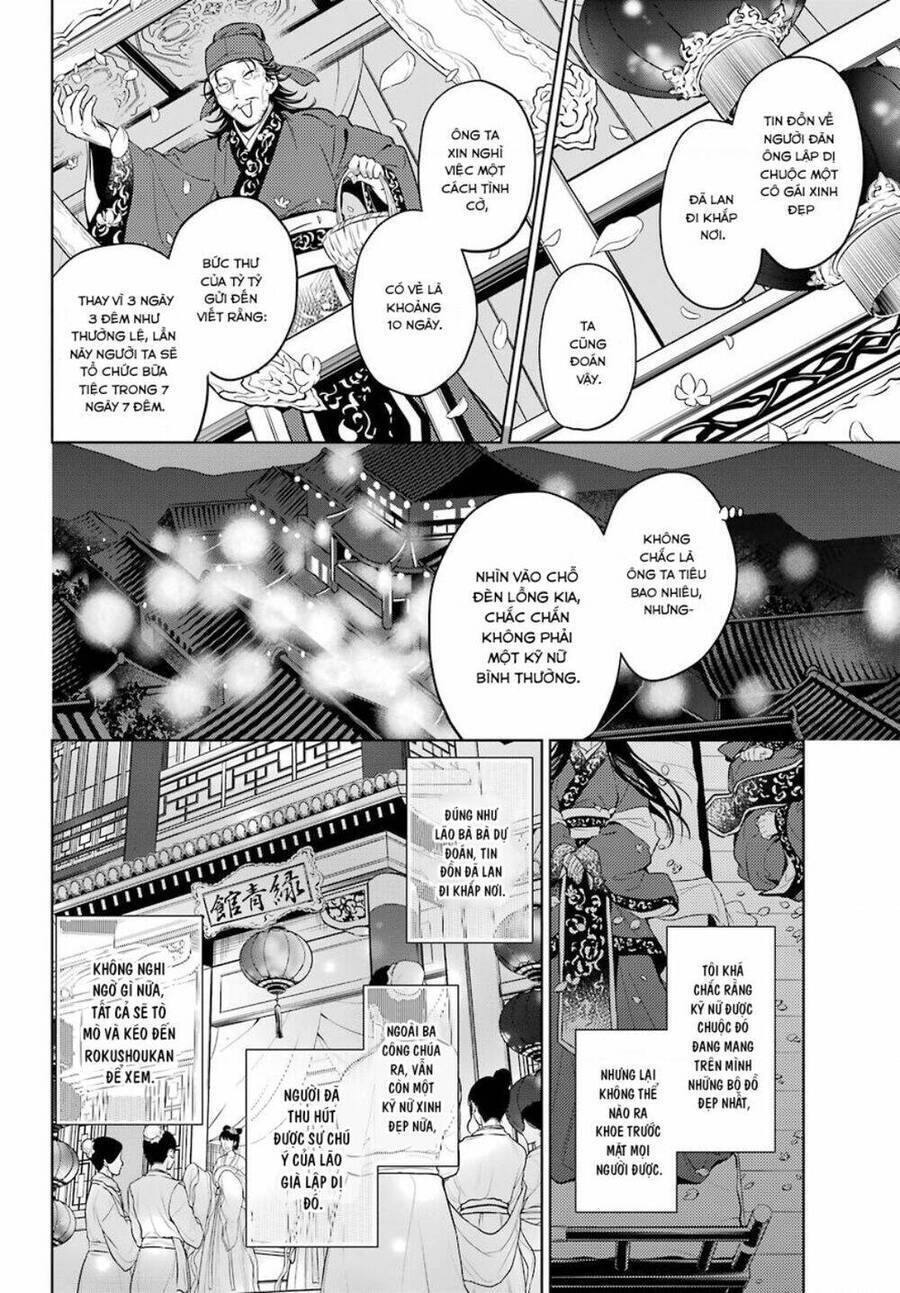 Dược Sư Tự Sự - Nhật Ký Giải Mã Bí Ẩn Chốn Hậu Cung Của Maomao Chapter 40 - Next Chapter 41