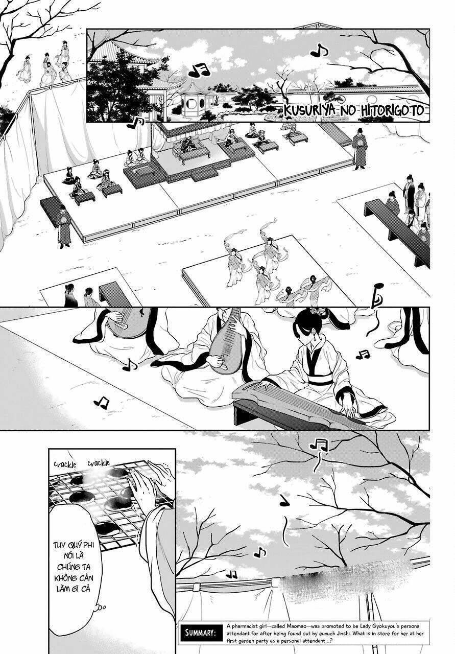 Dược Sư Tự Sự - Nhật Ký Giải Mã Bí Ẩn Chốn Hậu Cung Của Maomao Chapter 7 - Next Chapter 8