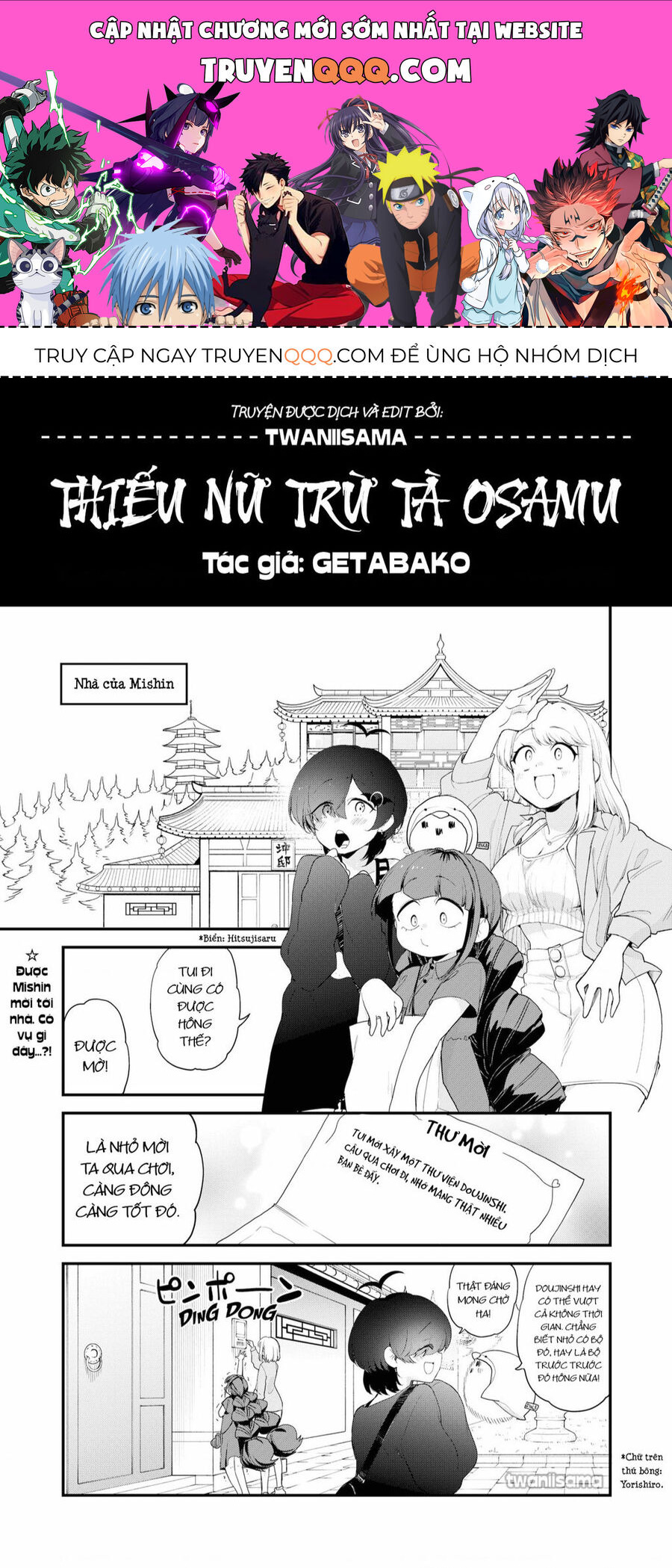 Thiếu Nữ Trừ Tà Osamu Chapter 20 - Next Chapter 21