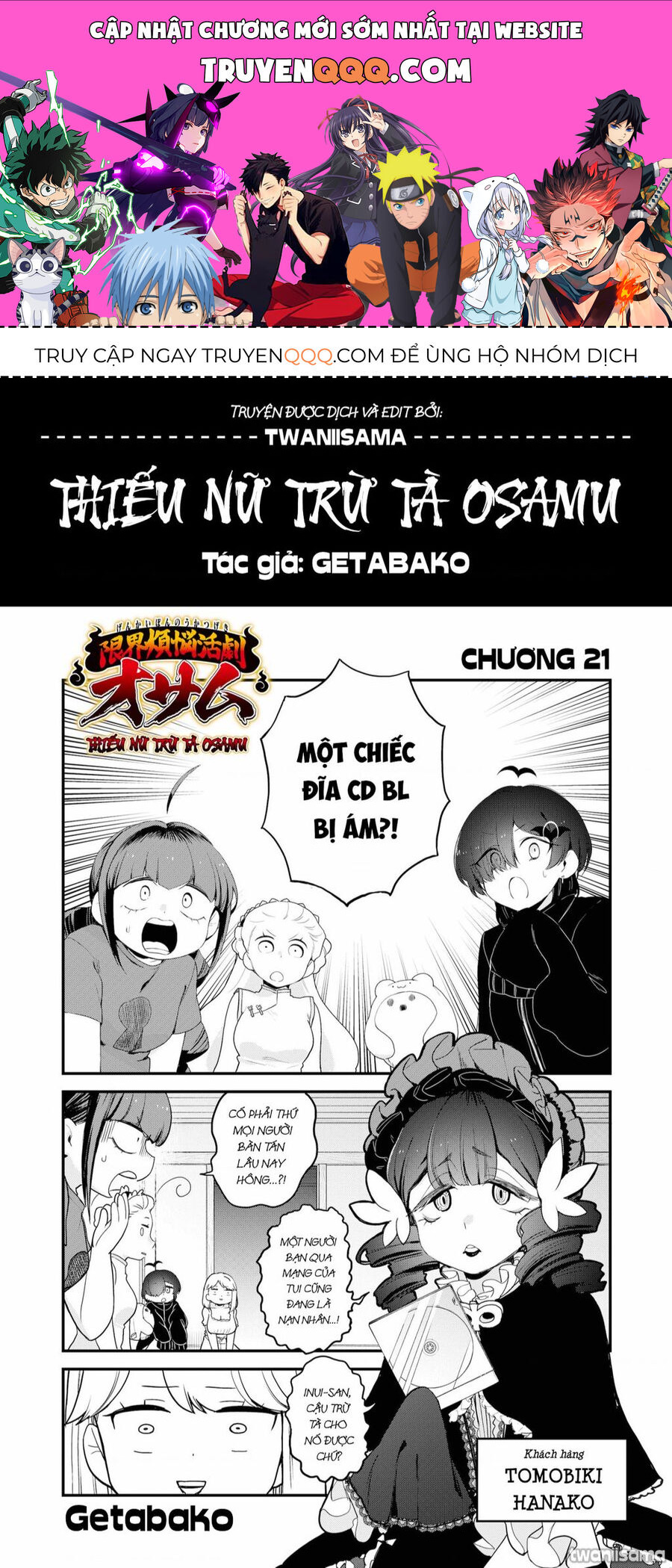 Thiếu Nữ Trừ Tà Osamu Chapter 21 - Next Chapter 22