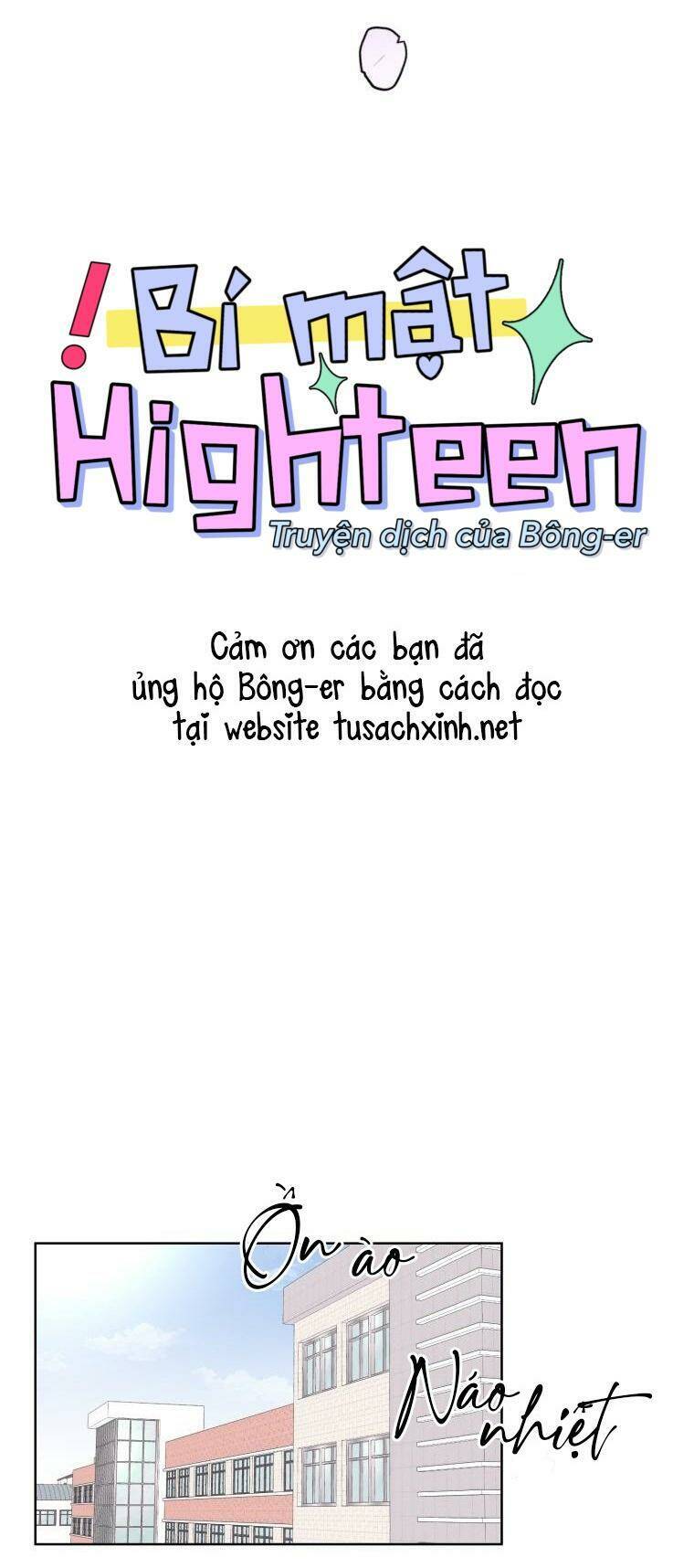 Bí Mật Highteen Chapter 1 - Trang 4