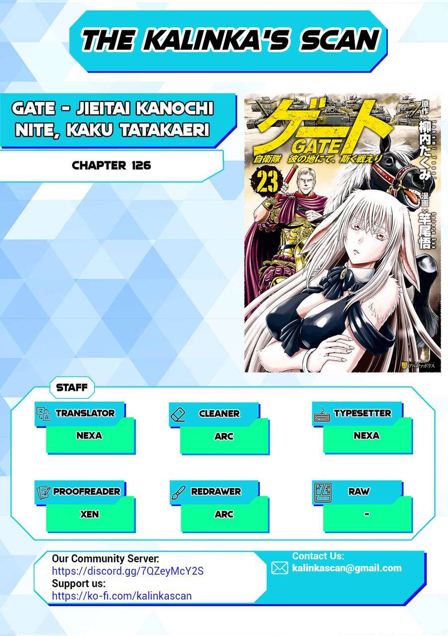 Gate - Jietai Kare No Chi Nite, Kaku Tatakeri Chapter 126 - Trang 3