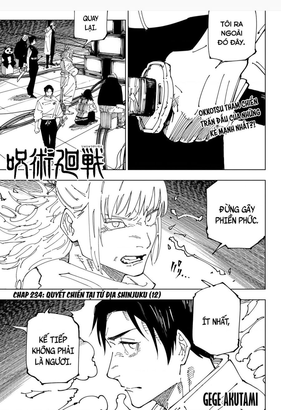 Jujutsu Kaisen - Chú Thuật Hồi Chiến Chapter 234 - Trang 2