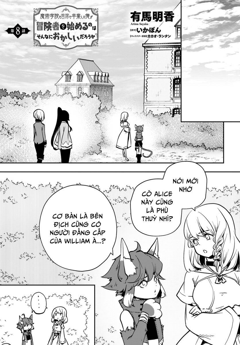 Majutsugakuin Wo Shuseki De Sotsugyou Shita Ore Ga Boukensha Wo Hajimeru No Wa Sonna Ni Okashii Daro Chapter 8 - Trang 4