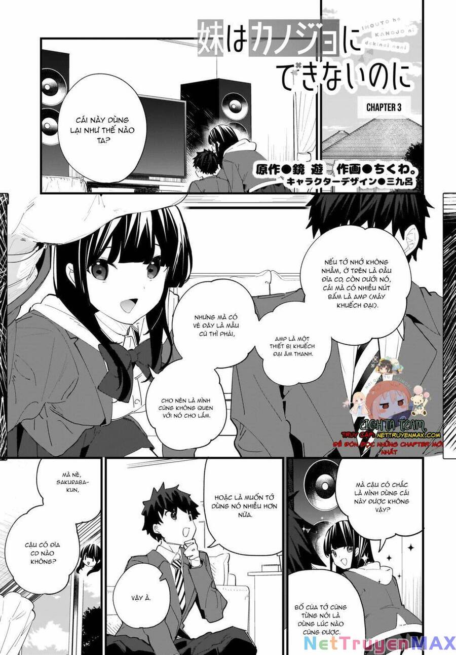 Imouto Wa Kanojo Ni Deki Nai No Ni Chapter 3 - Trang 4