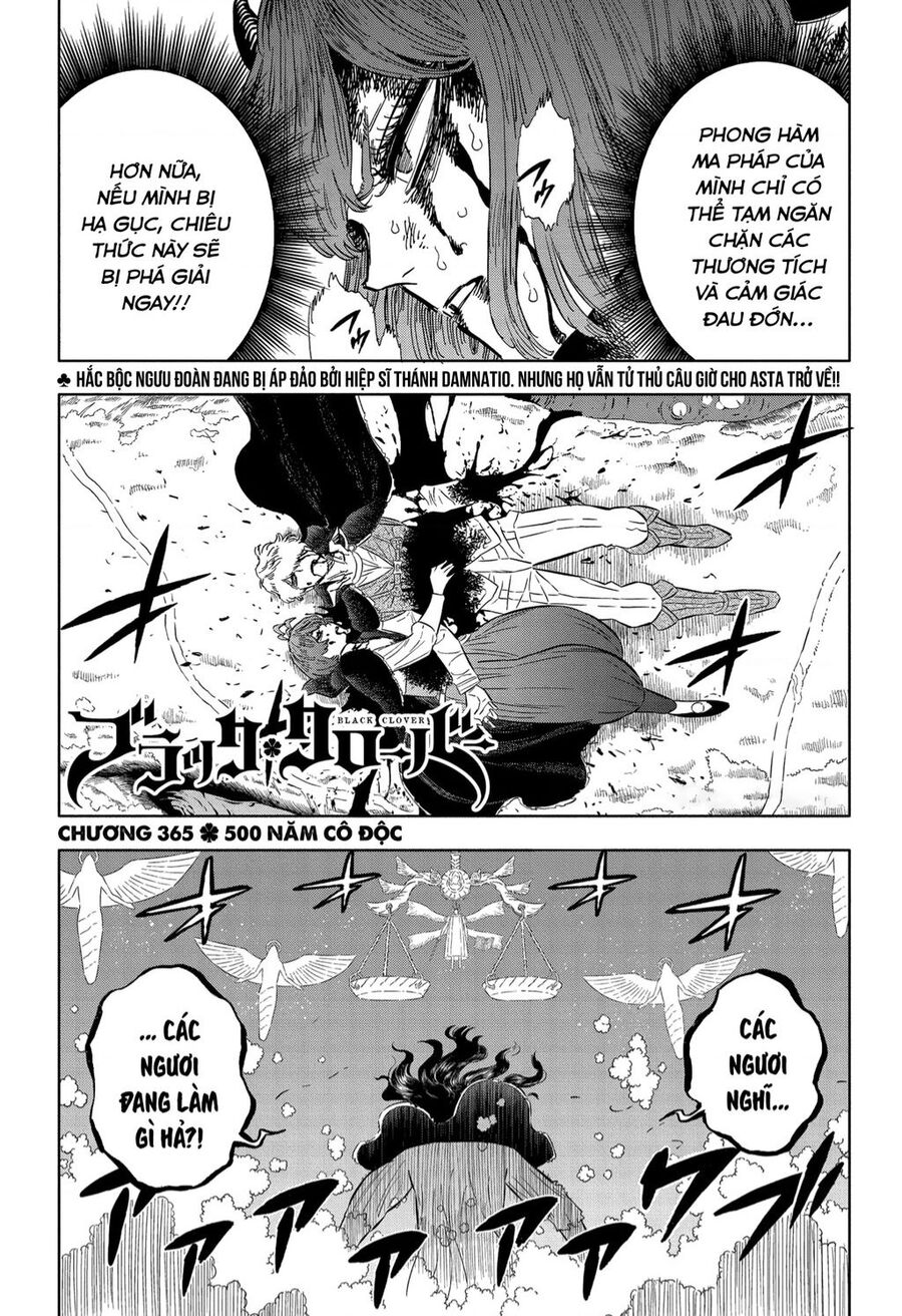 Black Clover - Thế Giới Phép Thuật Chapter 365 - Next Chapter 366