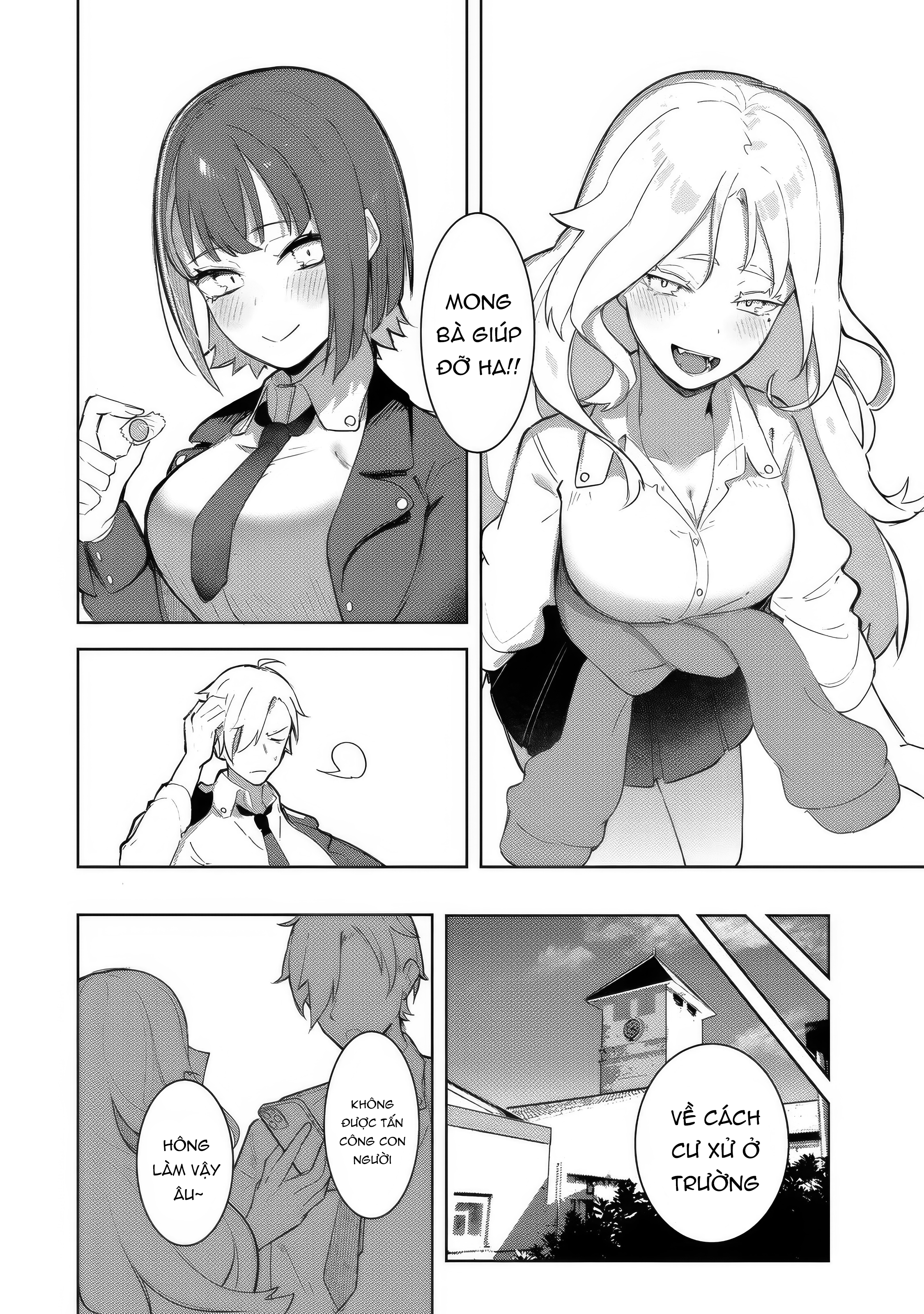 Kyuuketsuki-San Wa Chitoraretai Chapter 1 - Trang 3