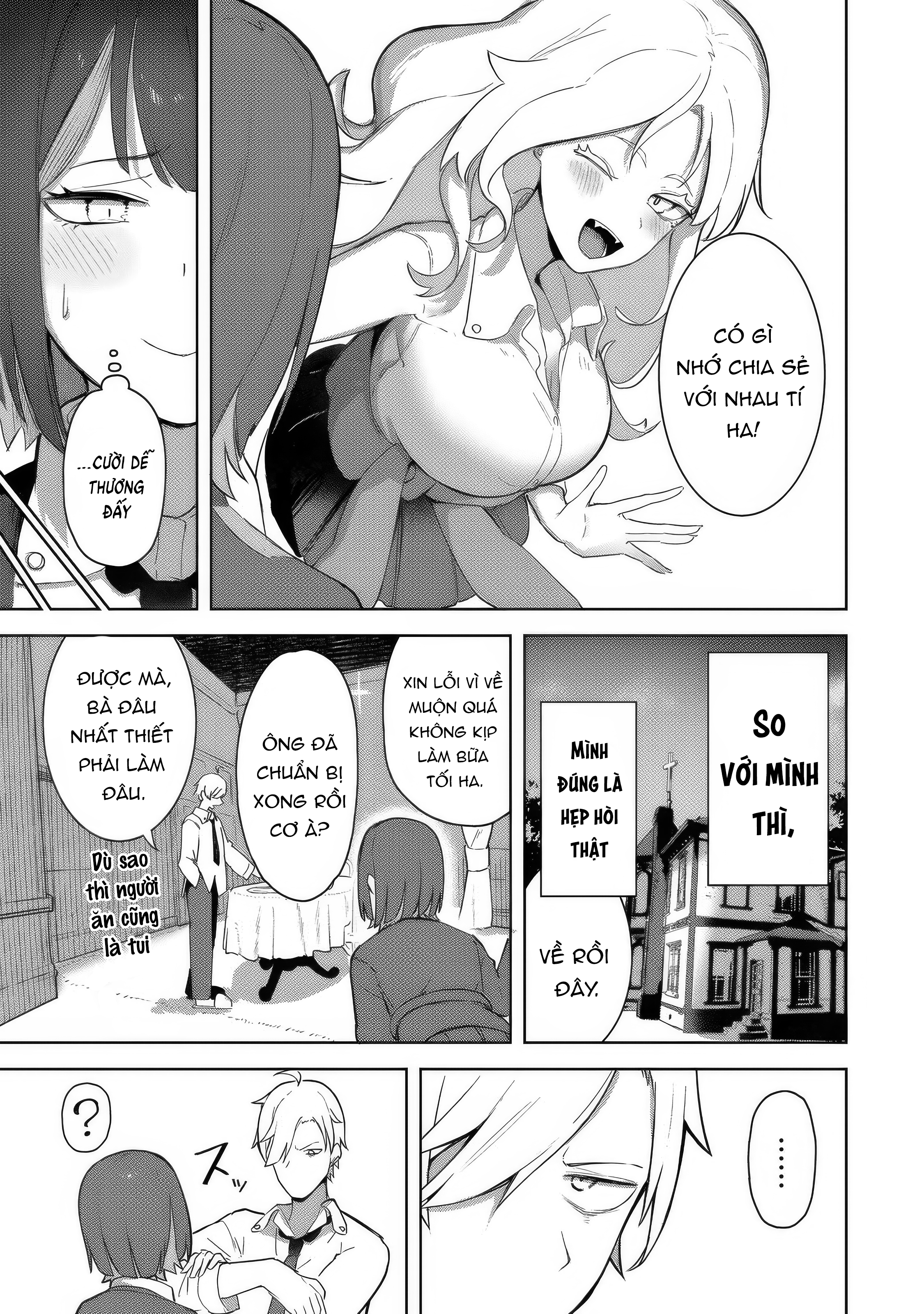 Kyuuketsuki-San Wa Chitoraretai Chapter 1 - Trang 3