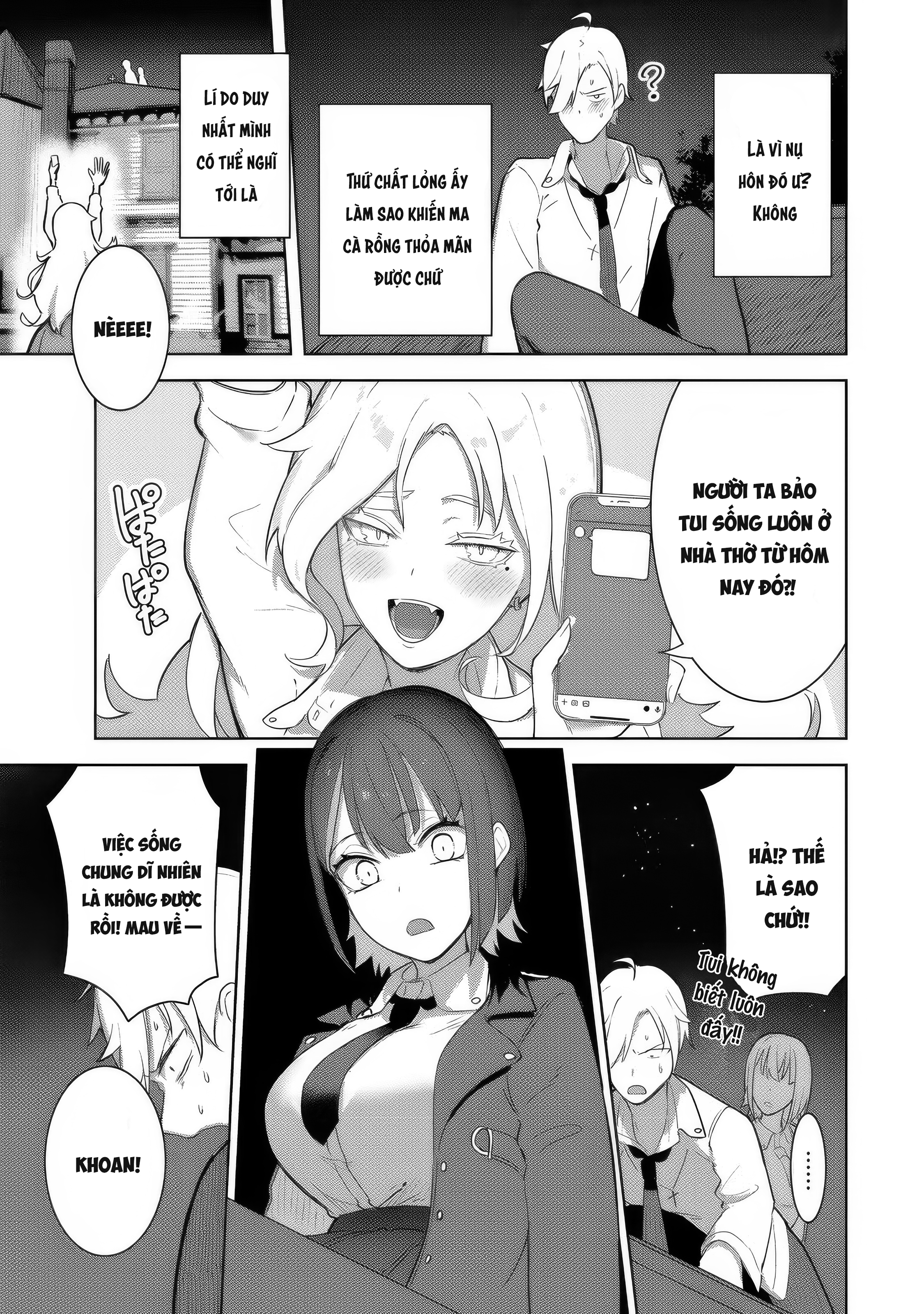 Kyuuketsuki-San Wa Chitoraretai Chapter 1 - Trang 3