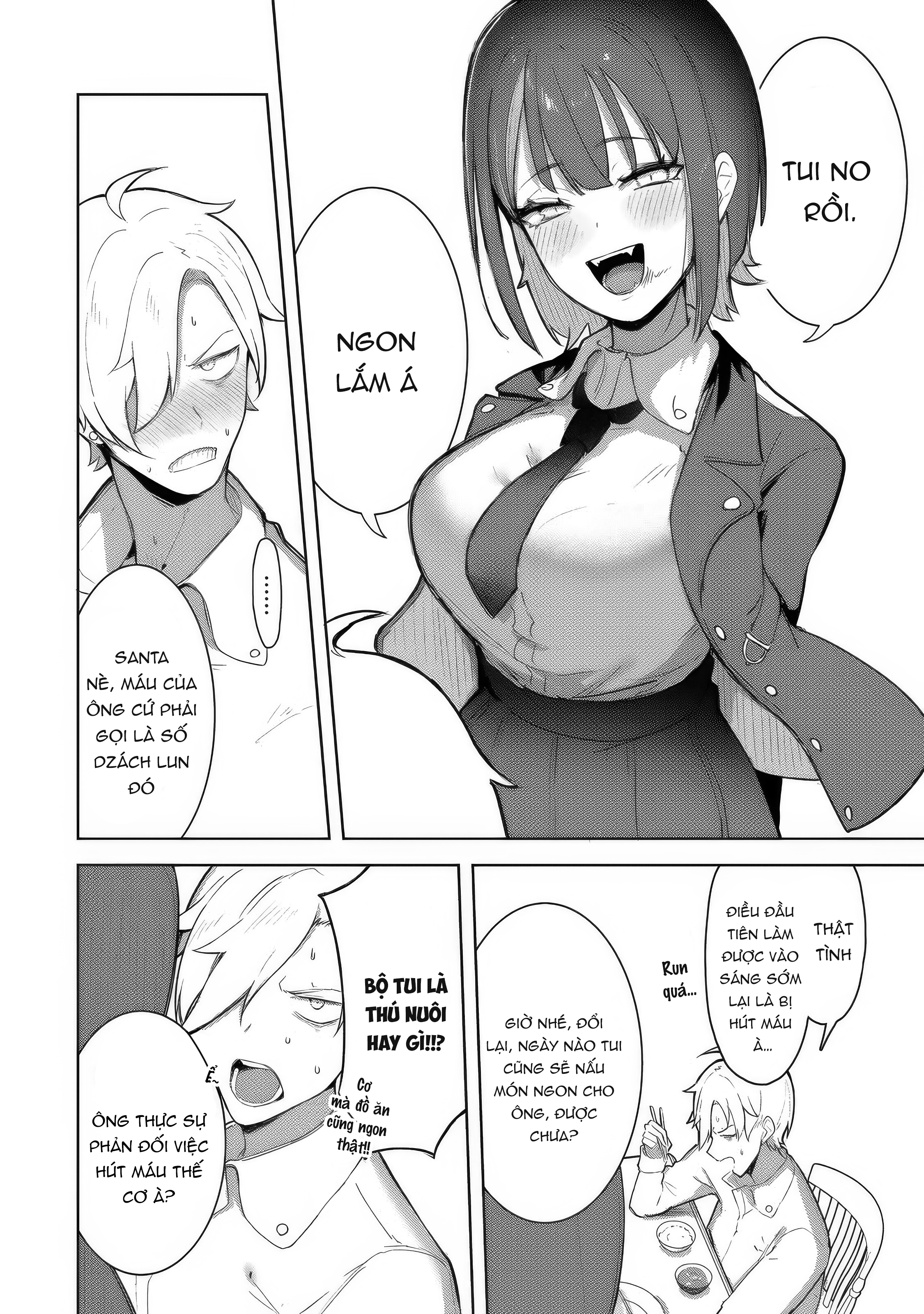 Kyuuketsuki-San Wa Chitoraretai Chapter 1 - Trang 3