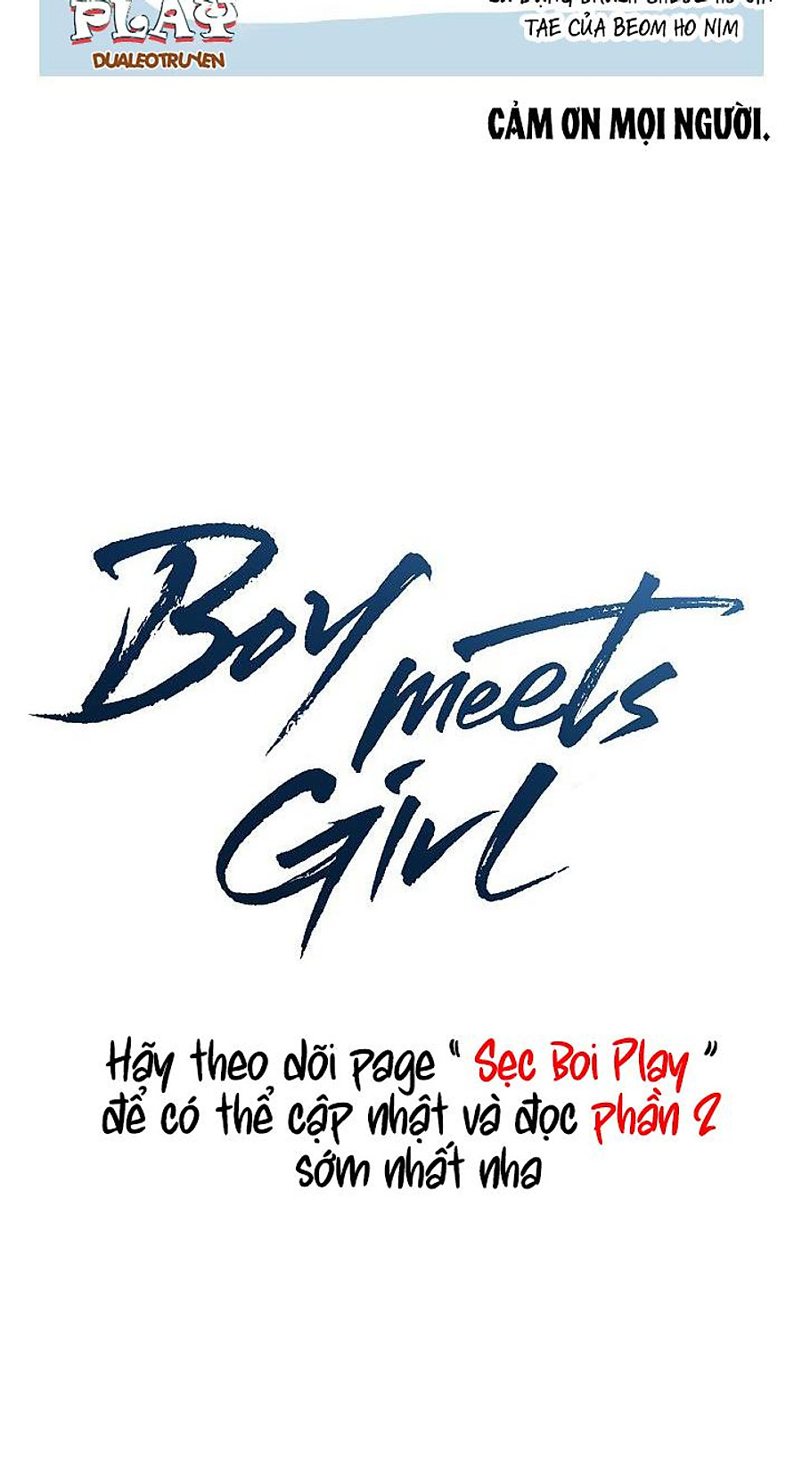 boy meets girl Chapter 10.2 - Next Chapter 10.22