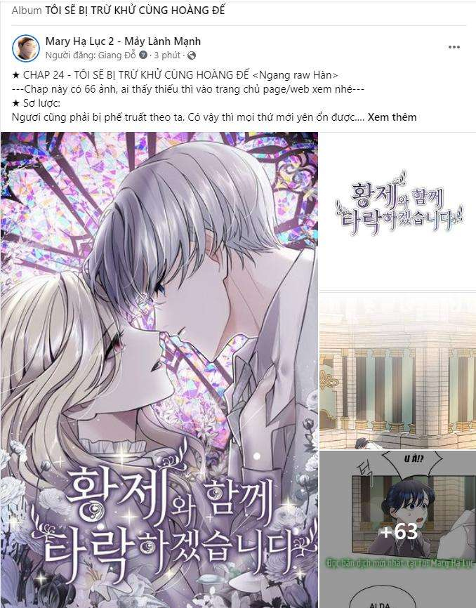 tôi sẽ bị trừ khử cùng hoàng đế Chapter 24.1 - Next Chapter 24.2