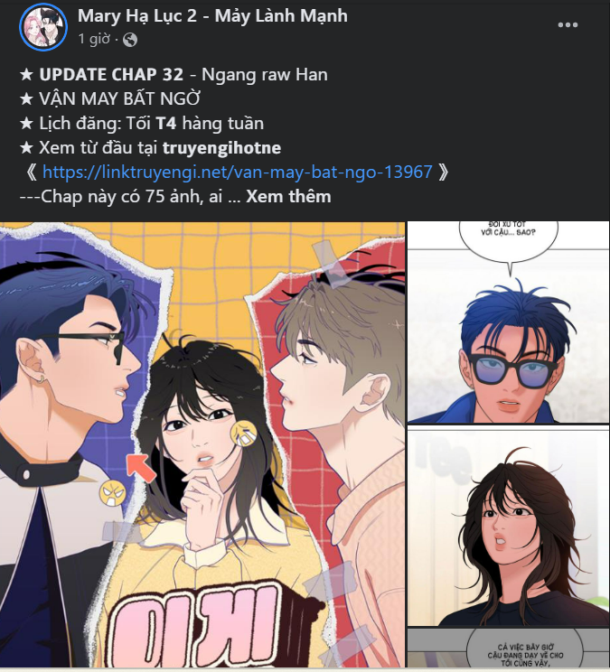 VẬN MAY BẤT NGỜ Chapter 32.2 - Trang 2