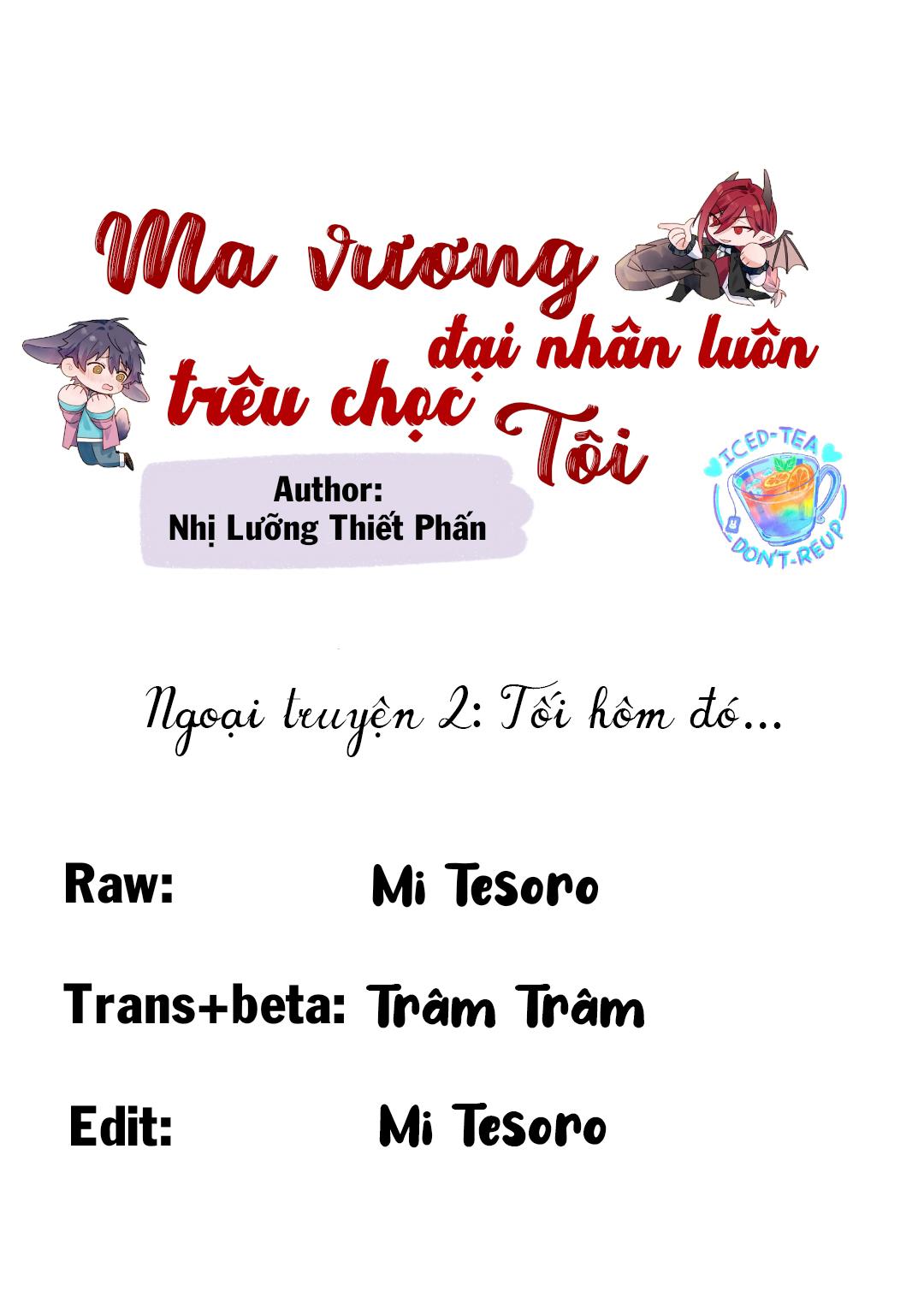 ma vương đại nhân luôn trêu chọc tôi Chapter 41.22 - Next chapter 42