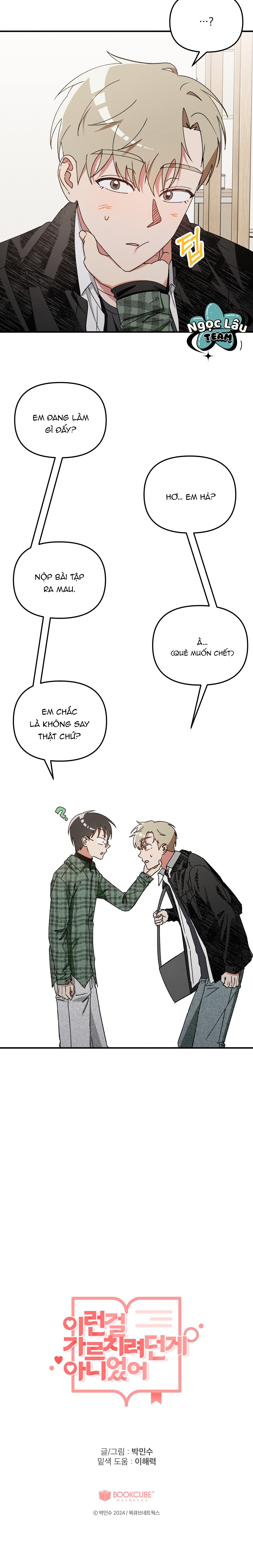 Tôi Không Chỉ Cậu Điều Này Chapter 6 - Trang 2