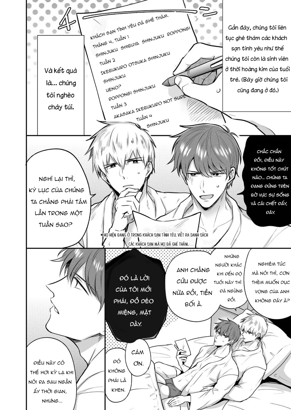 Dân Công Sở Và Những Đêm Tiệc Bí Mật Ở Khách Sạn Tình Yêu Chapter 8 - Trang 2