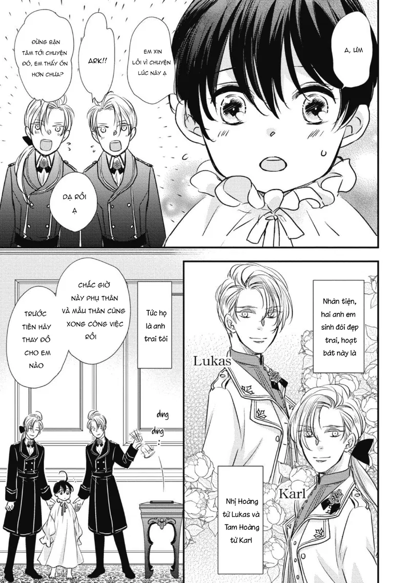 Chuyển Sinh Đến Dị Giới! Hoàng Tử Phản Diện Được Kỵ Sĩ Hộ Vệ Hết Mực Sủng Ái!! Chapter 1 - Trang 2