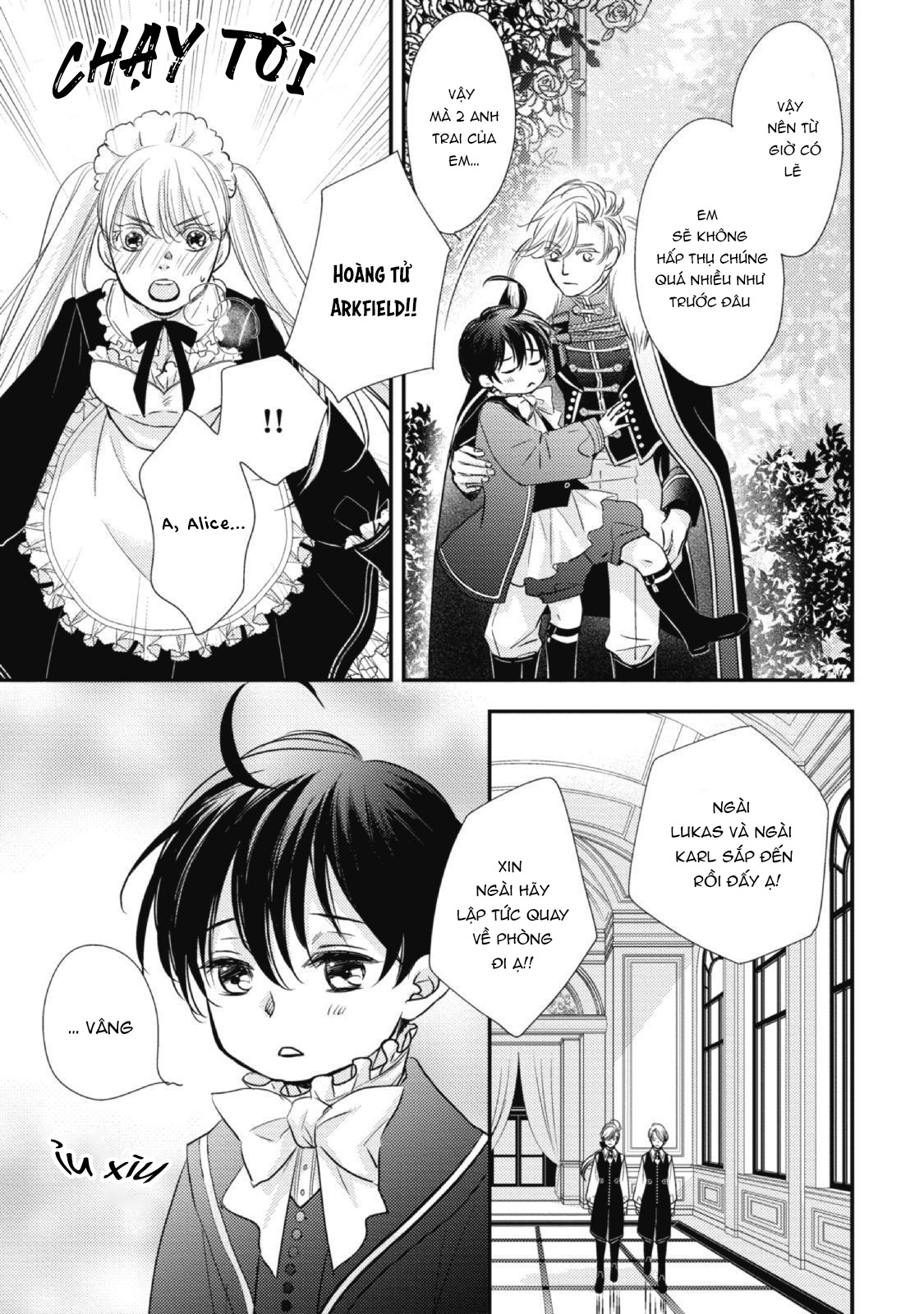 Chuyển Sinh Đến Dị Giới! Hoàng Tử Phản Diện Được Kỵ Sĩ Hộ Vệ Hết Mực Sủng Ái!! Chapter 2 - Trang 2