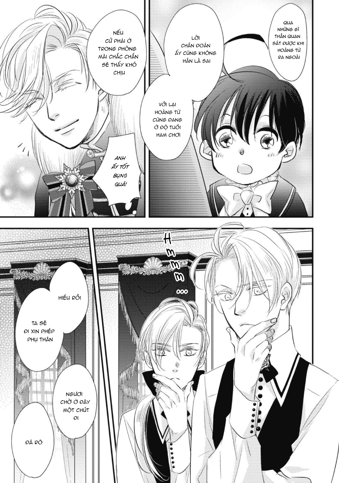 Chuyển Sinh Đến Dị Giới! Hoàng Tử Phản Diện Được Kỵ Sĩ Hộ Vệ Hết Mực Sủng Ái!! Chapter 2 - Trang 2