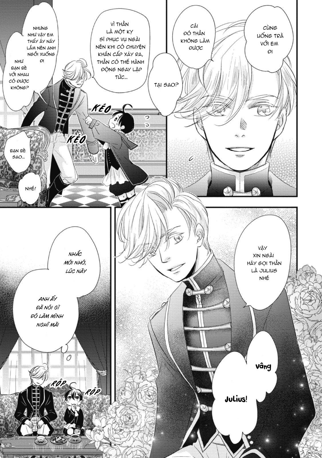 Chuyển Sinh Đến Dị Giới! Hoàng Tử Phản Diện Được Kỵ Sĩ Hộ Vệ Hết Mực Sủng Ái!! Chapter 2 - Trang 2