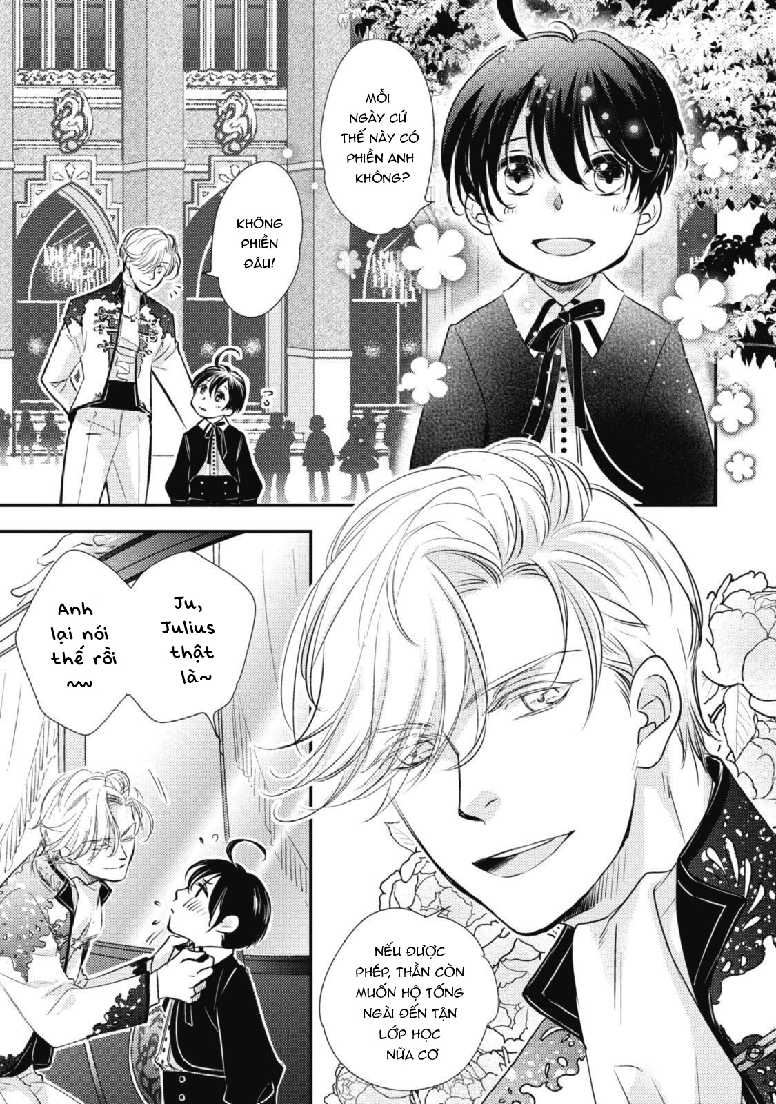 Chuyển Sinh Đến Dị Giới! Hoàng Tử Phản Diện Được Kỵ Sĩ Hộ Vệ Hết Mực Sủng Ái!! Chapter 3 - Trang 2