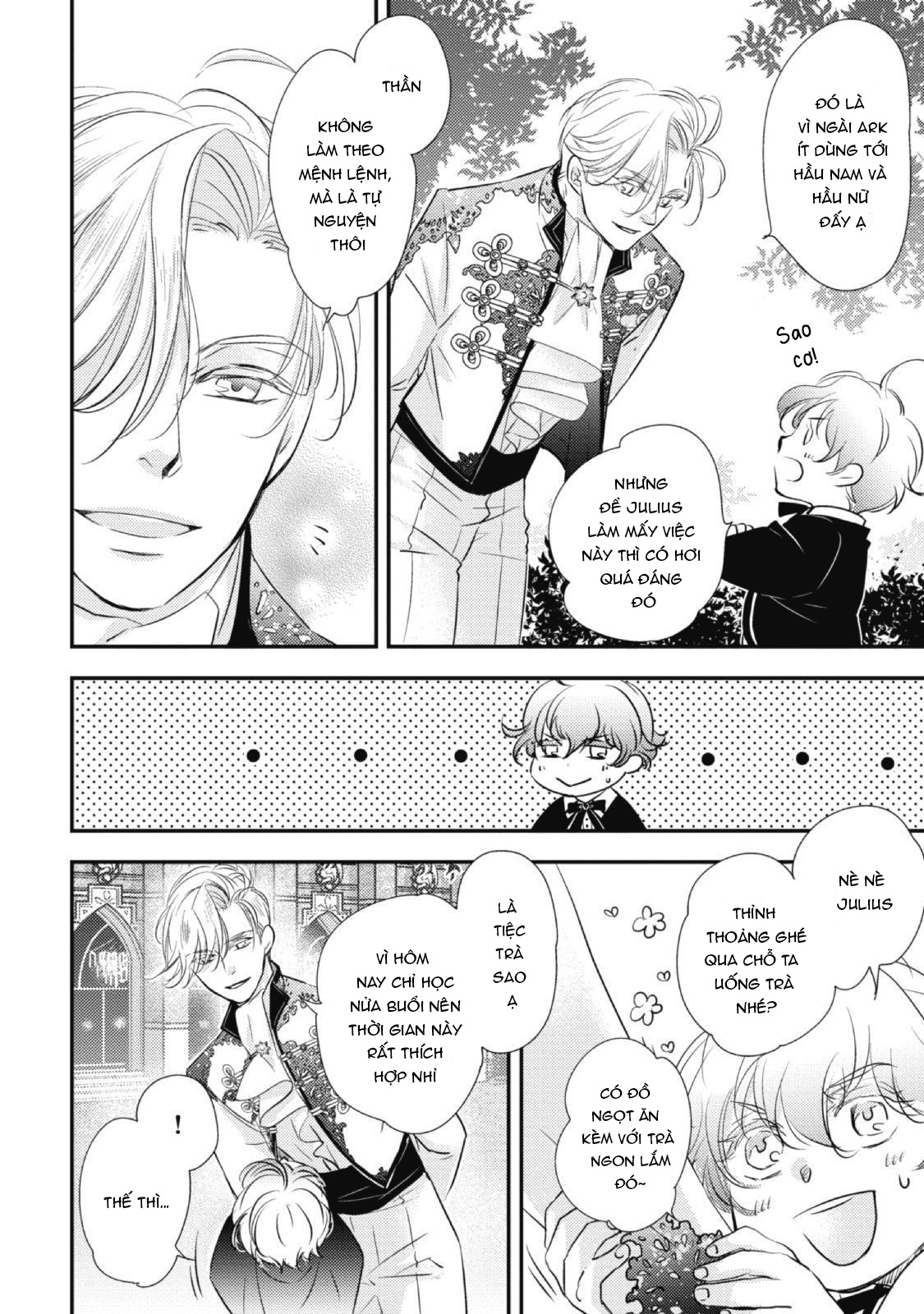 Chuyển Sinh Đến Dị Giới! Hoàng Tử Phản Diện Được Kỵ Sĩ Hộ Vệ Hết Mực Sủng Ái!! Chapter 3 - Trang 2