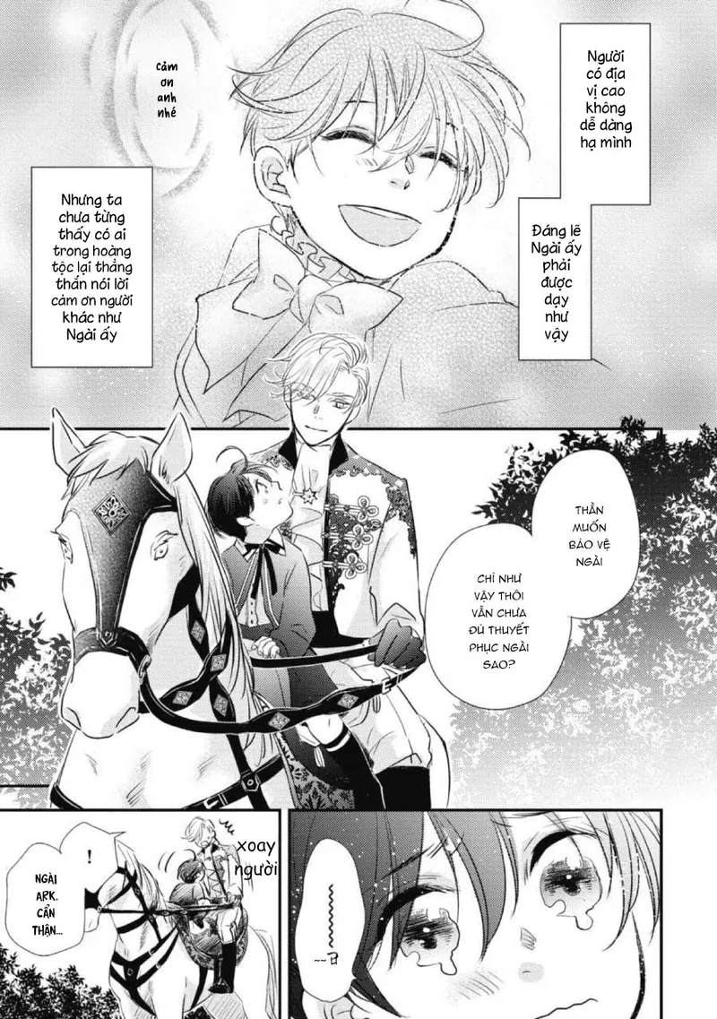 Chuyển Sinh Đến Dị Giới! Hoàng Tử Phản Diện Được Kỵ Sĩ Hộ Vệ Hết Mực Sủng Ái!! Chapter 4 - Trang 2