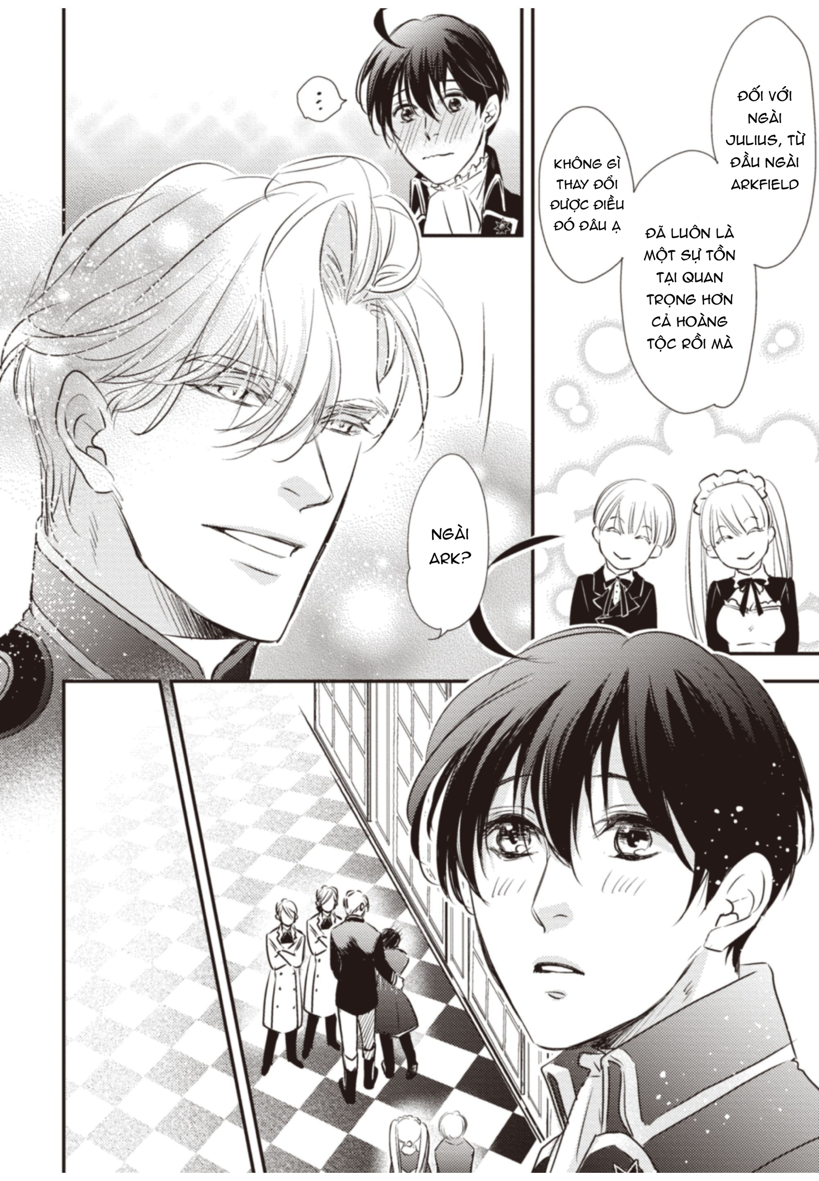 Chuyển Sinh Đến Dị Giới! Hoàng Tử Phản Diện Được Kỵ Sĩ Hộ Vệ Hết Mực Sủng Ái!! Chapter 9 - Trang 2