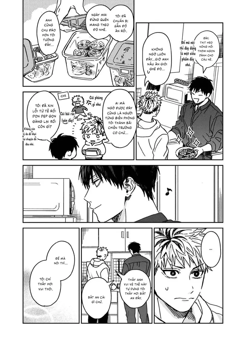 Tiền bối Enomoto không hề ngây thơ Chapter 3 - Trang 2