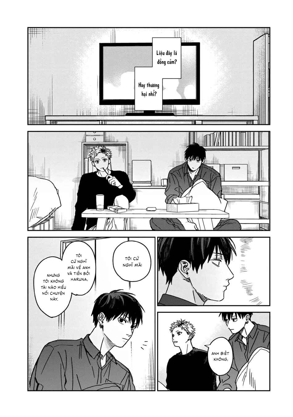 Tiền bối Enomoto không hề ngây thơ Chapter 3 - Trang 2