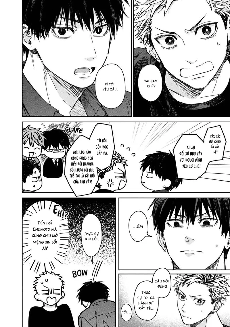 Tiền bối Enomoto không hề ngây thơ Chapter 3 - Trang 2