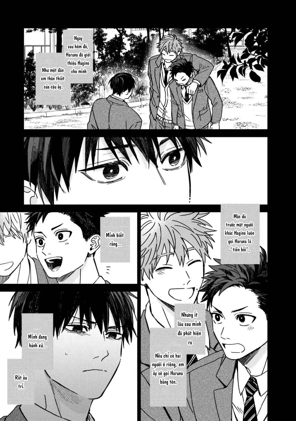 Tiền bối Enomoto không hề ngây thơ Chapter 4 - Trang 2