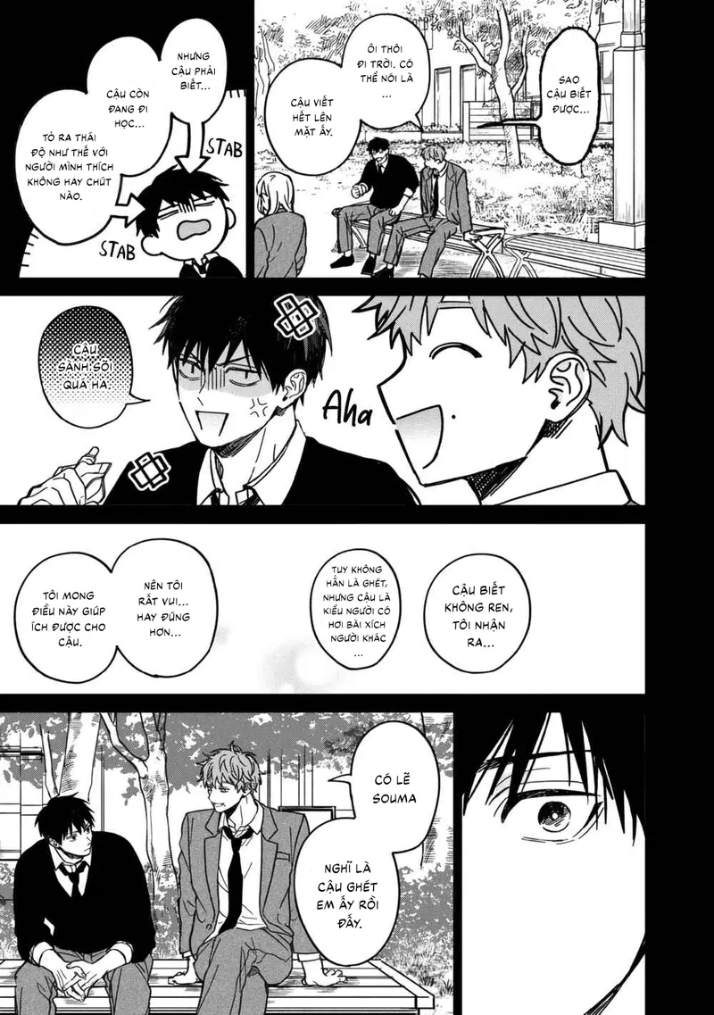 Tiền bối Enomoto không hề ngây thơ Chapter 4 - Trang 2