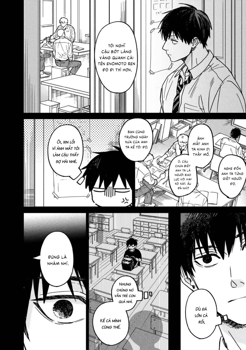 Tiền bối Enomoto không hề ngây thơ Chapter 4 - Trang 2