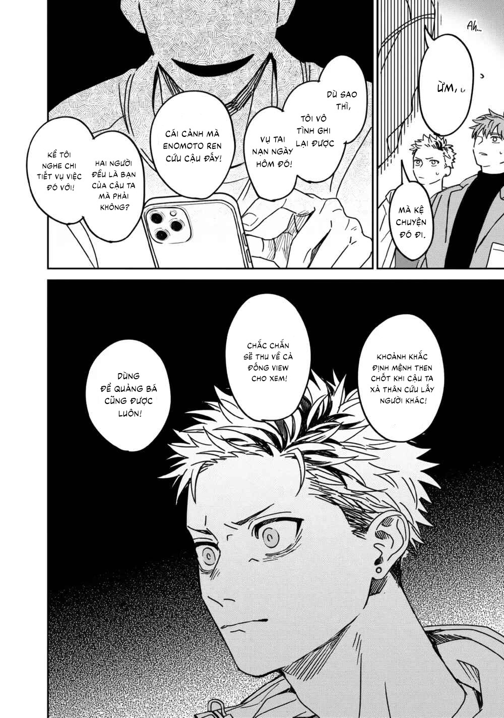 Tiền bối Enomoto không hề ngây thơ Chapter 4 - Trang 2