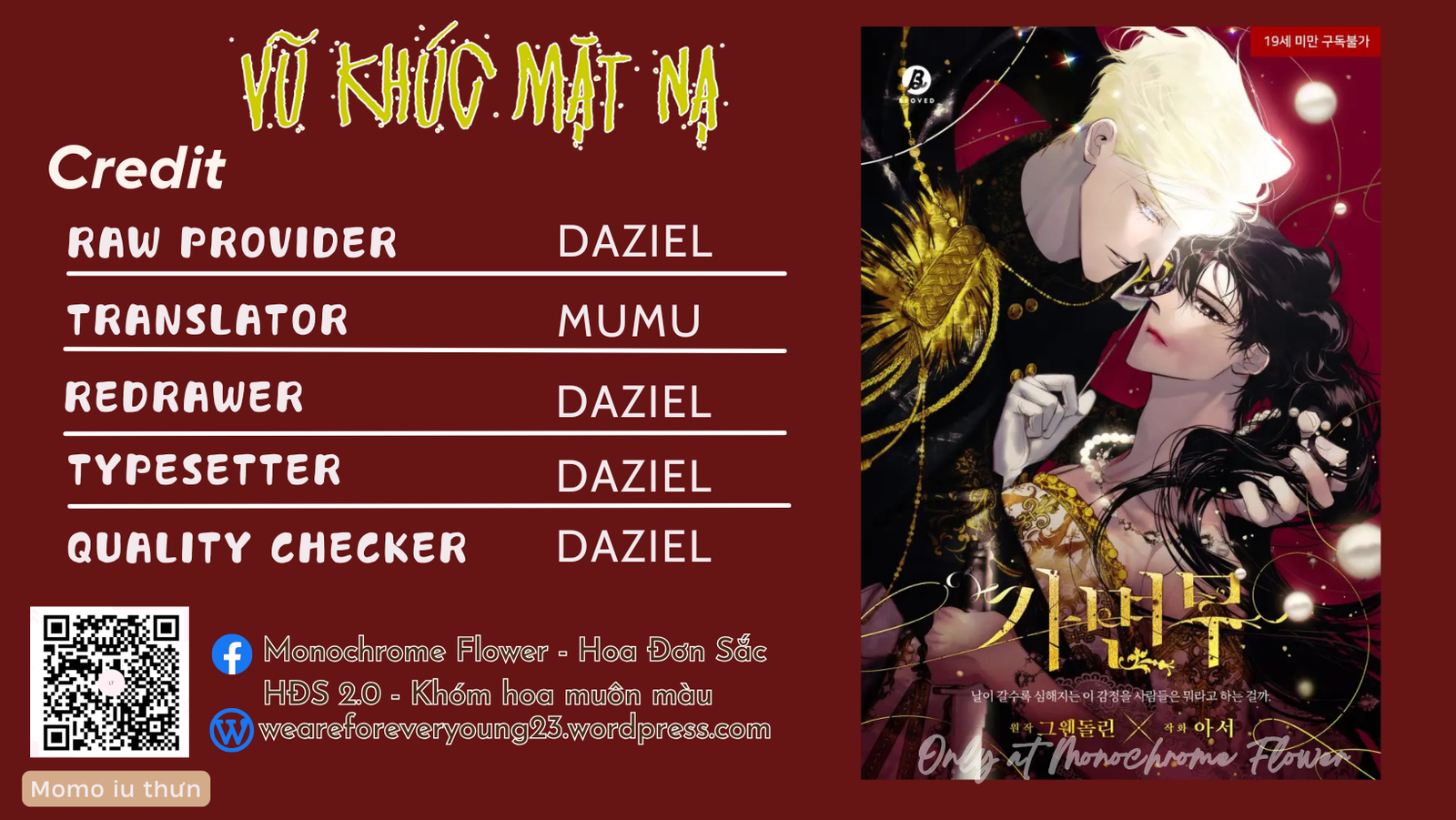 Vũ Khúc Mặt Nạ Chapter 2 - Next Chapter 3