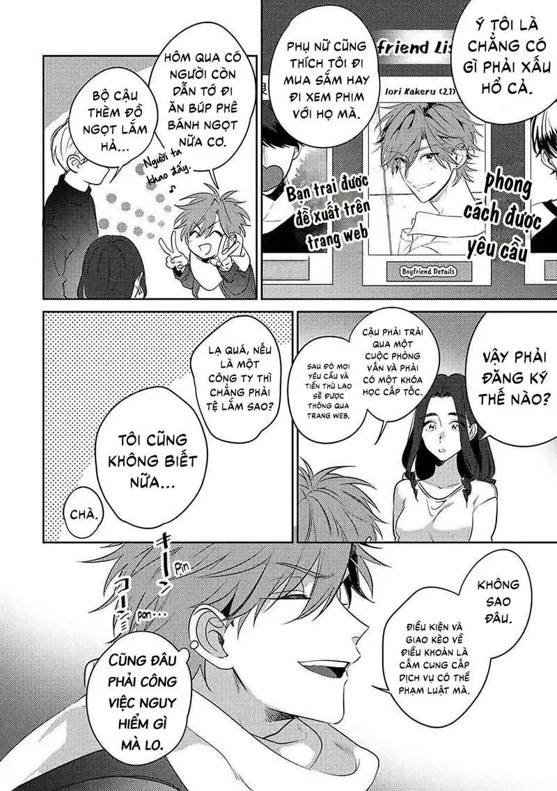 Dịch vụ bạn trai thuê Chapter 1 - Trang 2