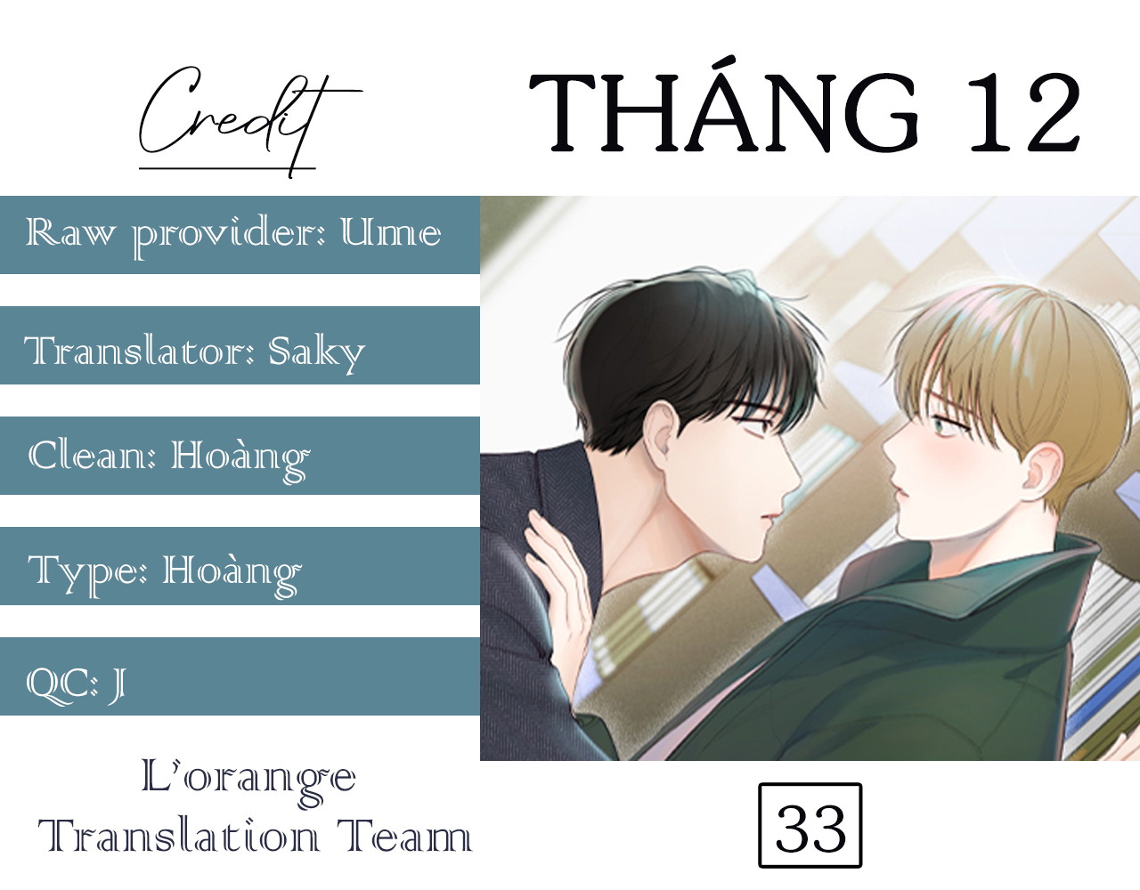 THÁNG 12 Chapter 33 - Next Chapter 34