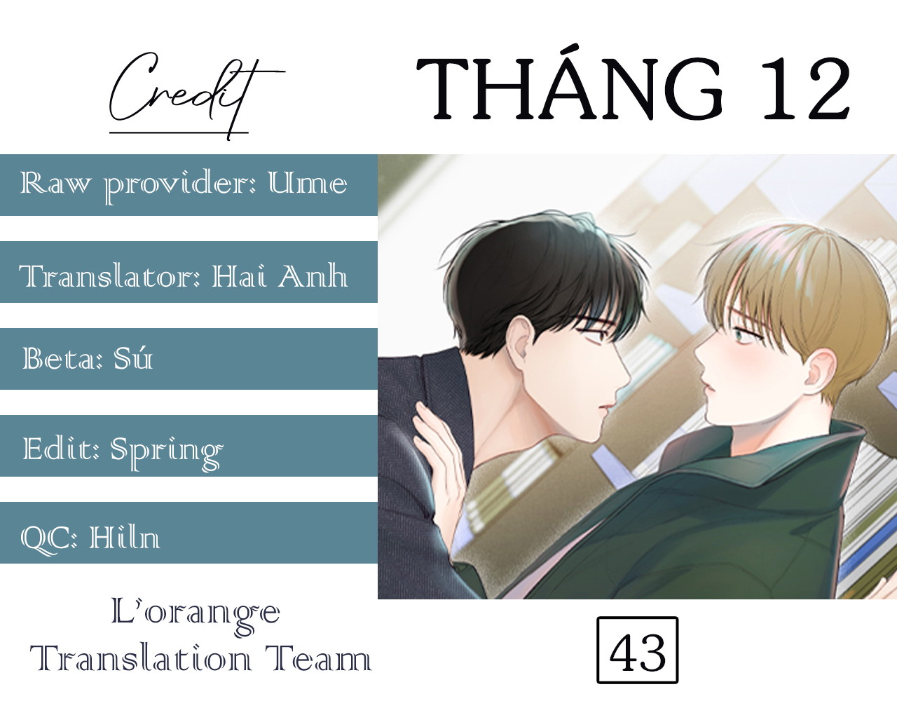 THÁNG 12 Chapter 43 - Next Chapter 44 (H)