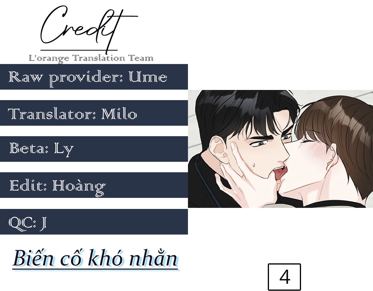 Biến Cố Khó Nhằn Chapter 4 (H) - Next Chapter 5 (H)